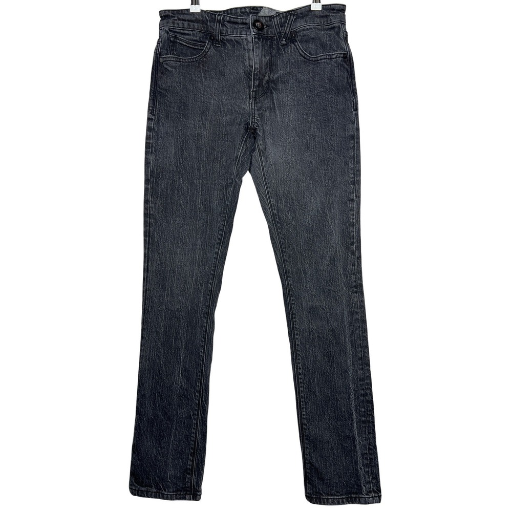 Volcom 2x4 Skinny Denim‎ Jeans Women's Size 30 Gray Wash Our Water Aware